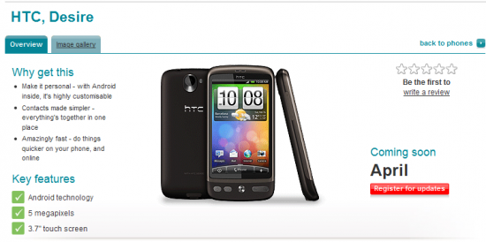 HTC Desire - Vodafone HTC Desire - Vodafone