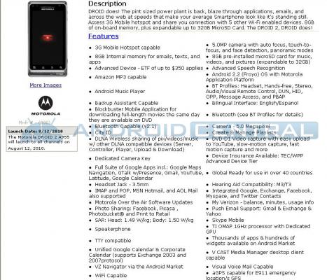Droid-2-Specs-Sheet Droid-2-Specs-Sheet