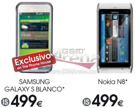 Samsung-Galaxy-S-white-Nokia-N8-Spain Samsung-Galaxy-S-white-Nokia-N8-Spain