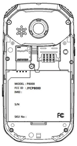 pantech-p8000-fcc-label