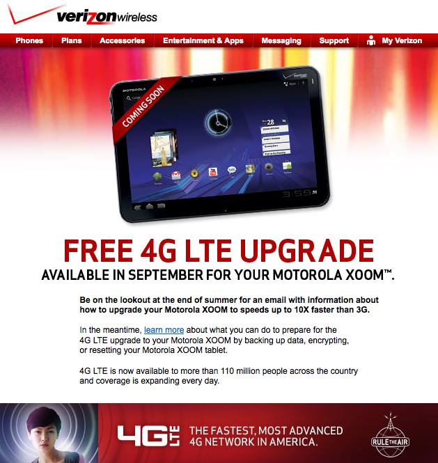 Verizon coupon free upgrade