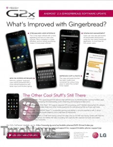LG G2X Gingerbread Baked