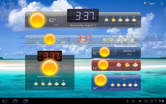 hd widgets