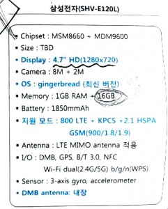 Samsung SHV-E120L