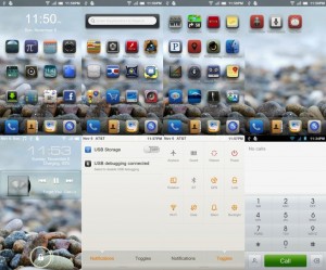 MIUI ICS upper