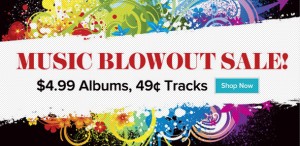 Google Music blowout sale