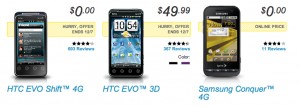 HTC Evo 3D Deal