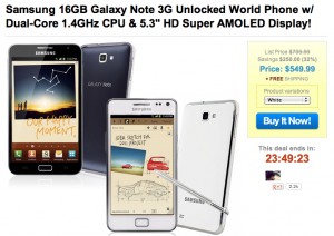 Gnote 1SaleaDay Sale