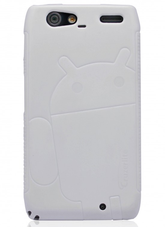 droid razr maxx tpu白色机器人图案 2-24 01