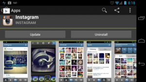 Instagram Android Update