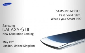 Samsung Galaxy S III Press Invite
