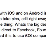Android iOS Instagram