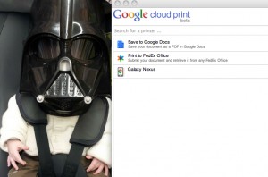 Google Cloud Print Android