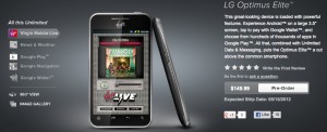 LG Optimus Elite Virgin Mobile