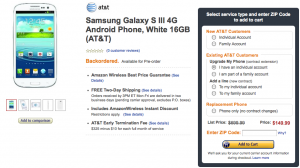Galaxy S3 Amazon Wireless