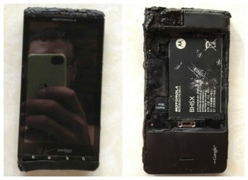 Droid X Fire
