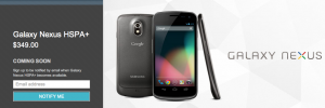 Galaxy nexus coming soon