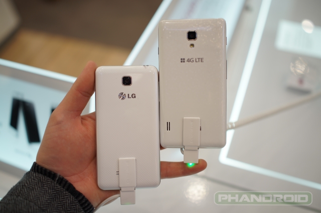 LG Optimus L5 L7 back white