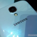 Samsung Galaxy S4 back closeup