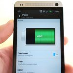 HTC One battery life thumb