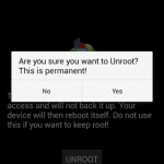 universal unroot