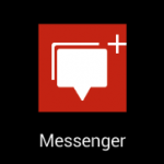 Google Plus Messenger Icon flat