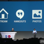 Google Plus stream hangouts photos