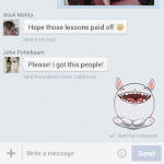 Facebook Stickers
