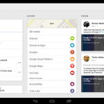 google io 2013 tablet app screen