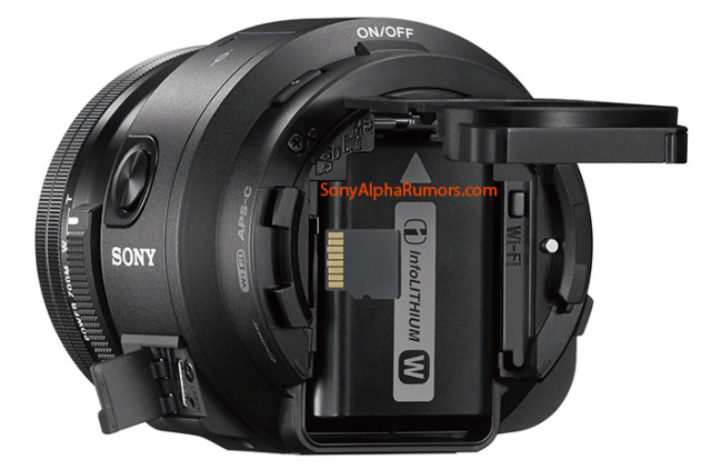 Sony QX1 back