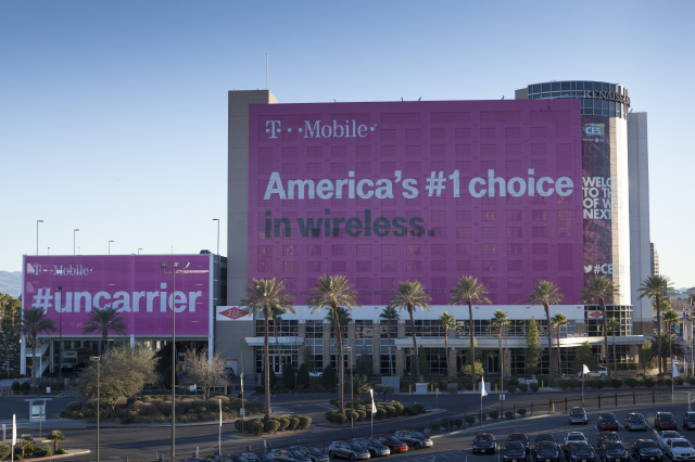 TMobile CES14_building_wrap