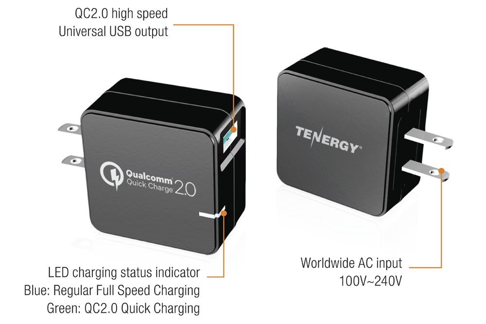 Gift idea: Qualcomm Quick Charge 2.0 wall charger for $23 wall charger diagram 
