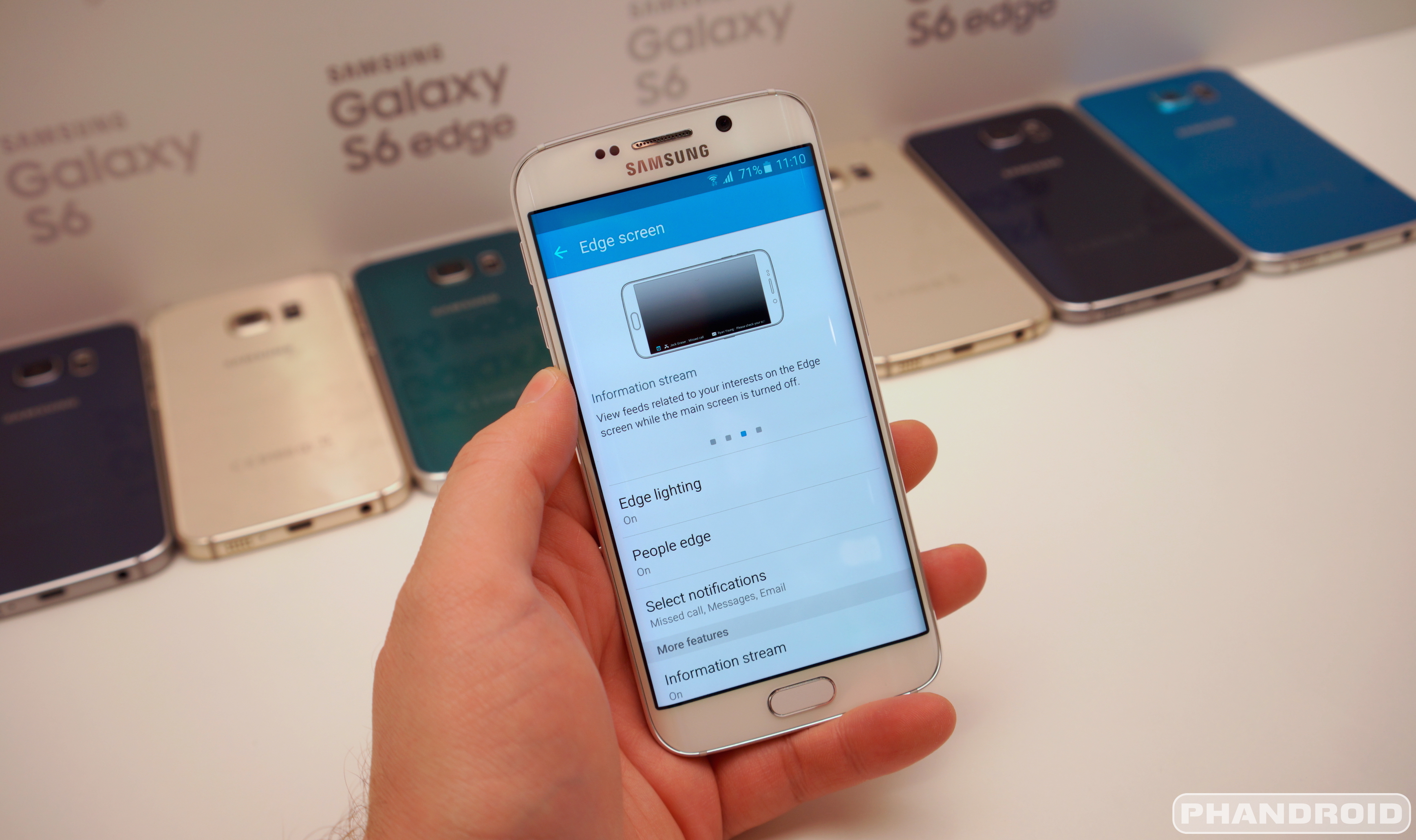 Как сделать экрана galaxy s6