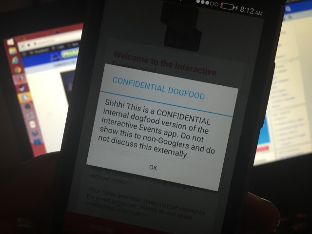 dogfood interactive events