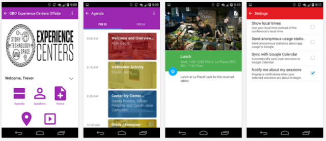 google interactive events