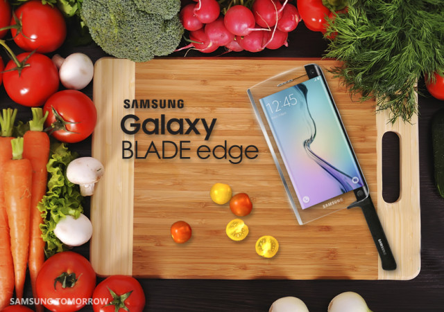 samsung galaxy blade edge joke
