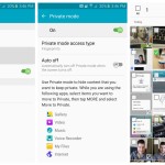 Samsung Galaxy S6 Private mode