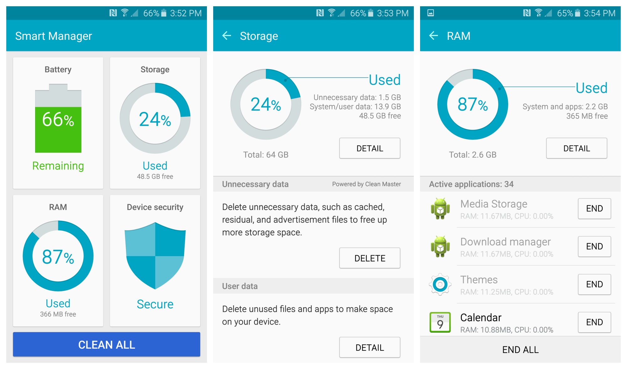 manage apps on a samsung phone