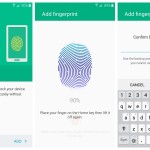 Samsung Galaxy S6 fingerprint setup