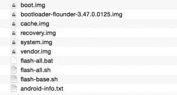 Nexus 9  "volantis" extracted image