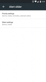 OnePlus 3 Alert Slider settings Screenshot_20160622-152215