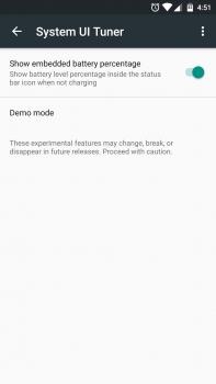 OnePlus 3 System UI Tuner Battery Percentage Screenshot_20160622-165153