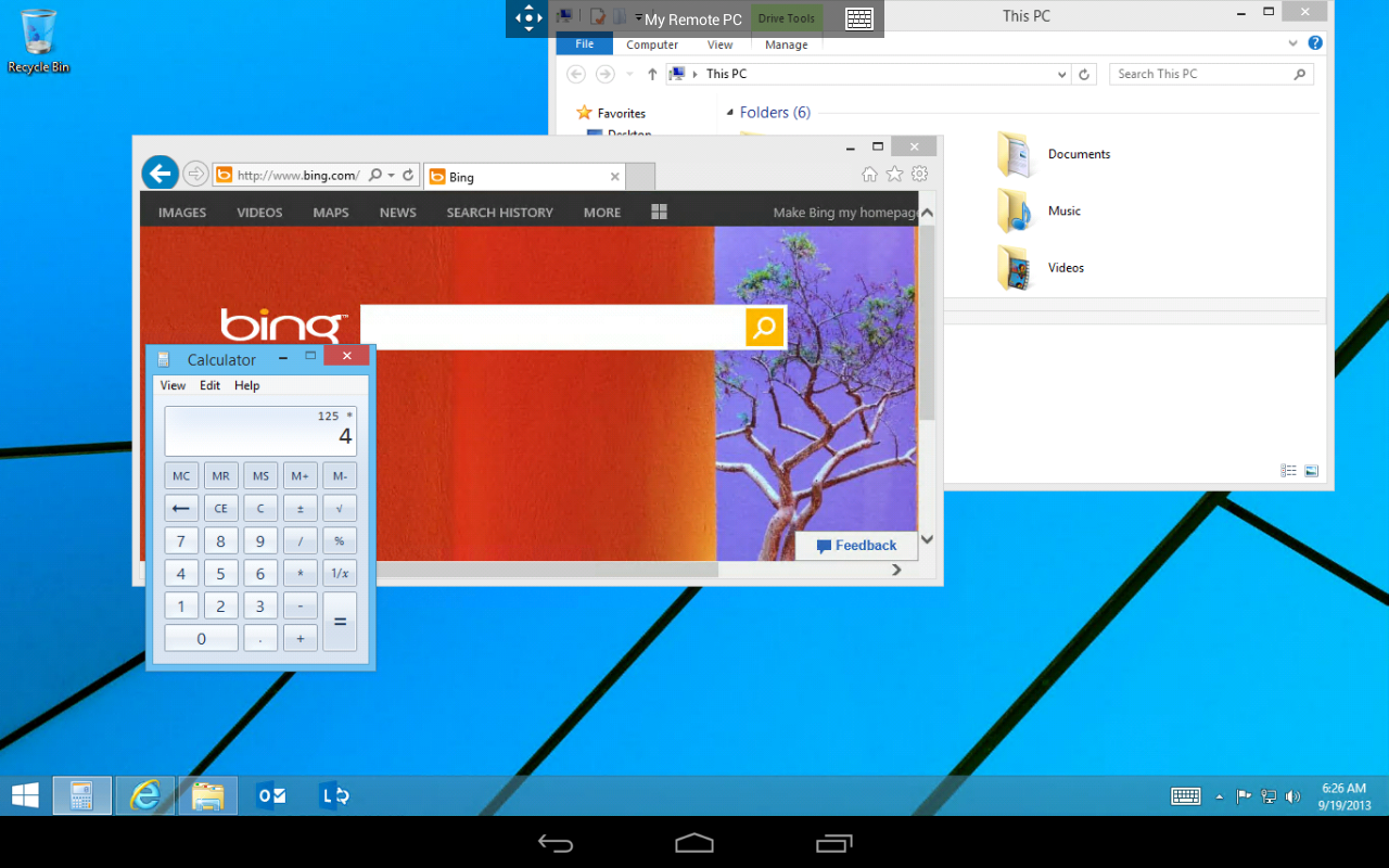 microsoft remote desktop for android