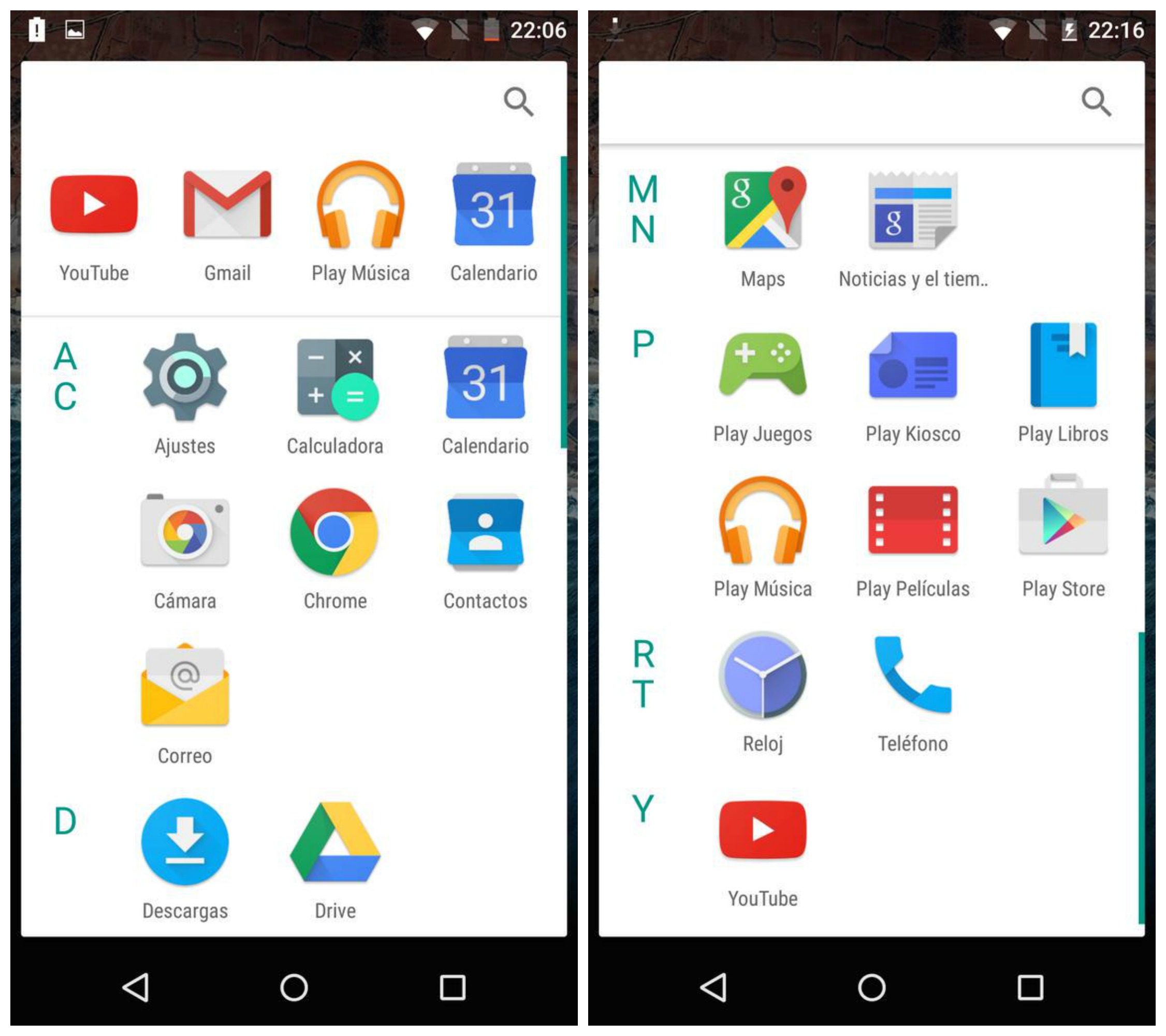 Android M has a new launcher VIDEO