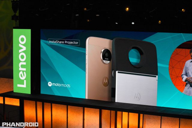 moto z force with instashare