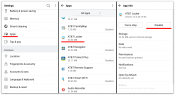 android bloatware list